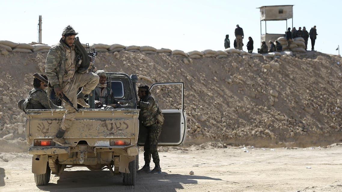 Syrian Democratic Forces (SDF) gather in northern Deir al-Zor province ahead of an offensive against Islamic State militants, Syria February 21, 2017. (Reuters)