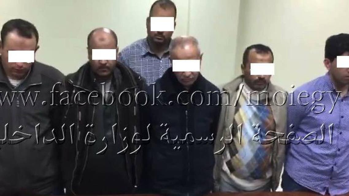 عناصر من الخلية الإخوانية المقبوض عليها