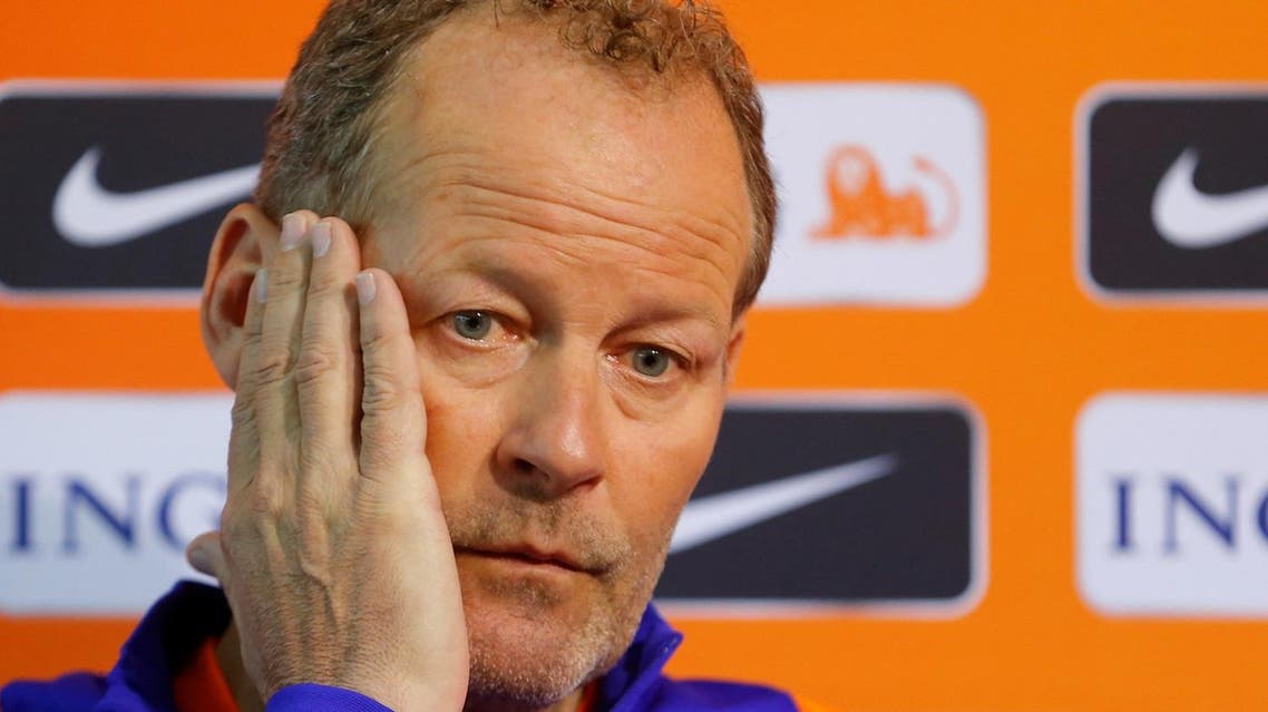 Football Soccer - Netherlands press conference - World Cup 2018 Qualifiers - Vasil Levski National Stadium, Sofia, Bulgaria - 24/03/17 Netherlands national team head coach Danny Blind attends a press conference. REUTERS/Laszlo Balogh