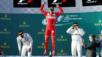 Motor racing: Vettel wins in Australia GP, Hamilton second