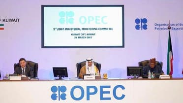 The Opec and rival oil-producing nations are meeting in Kuwait to review progress with their global pact to cut supplies. (Reuters)