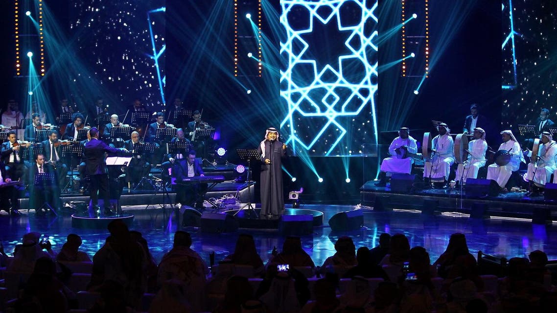 Saudi Arabian singer Rashed Al-Majed performs during a concert in Riyadh. (File Photo: Reuters)