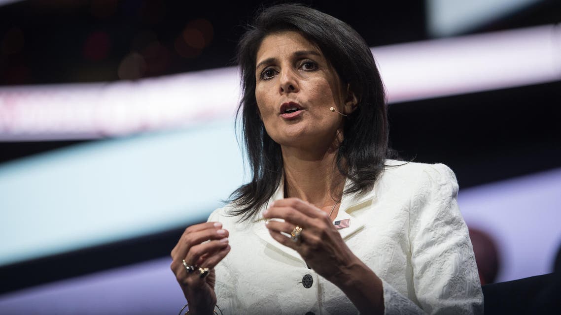 Nikki Haley نيكي هيلي في مؤتمر أيباك