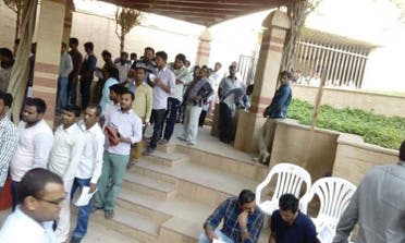 Speaking to Saudi Gazette, Counselor Anil Nautiyal said the embassy staff and volunteers were doing “a perfect job.” He said the exact number of visitors would only be known by evening. (Saudi Gazette)