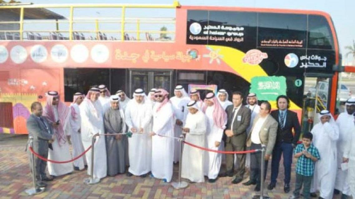 A double-decker city bus service, the first of its kind in Jeddah, hit the road on Tuesday. (Saudi Gazette)