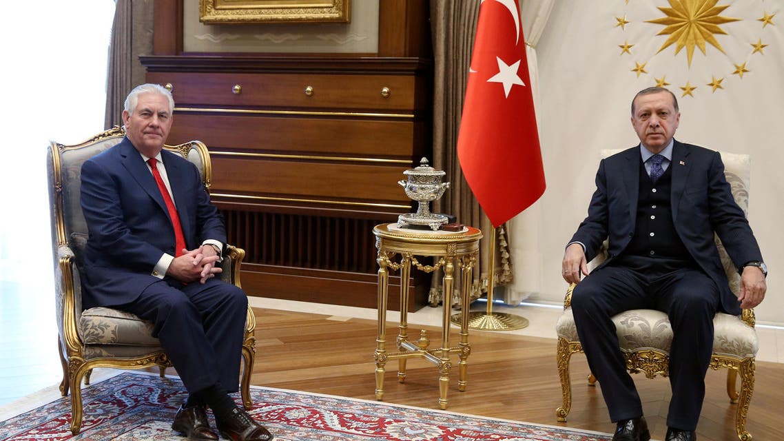 أردوغان و تيلرسون يناقشا جهود محاربة داعش