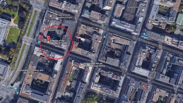 The Turkish Embassy in Brussels was being used as a polling station as nationals vote in a referendum. (Google Maps)