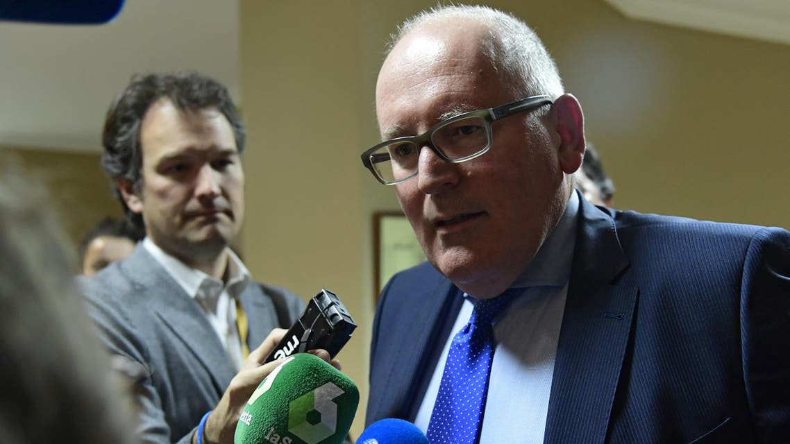 Frans Timmermans نائب رئيس المفوضية الأوروبية فرانس تيمرمانس