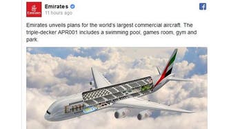 Triple-decker plane with a pool: An April Fool’s joke from Emirates?