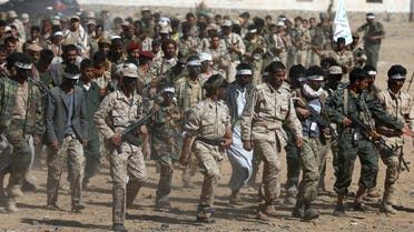 Newly recruited Houthi fighters parade before heading to the frontline to fight against government forces, in Sanaa, Yemen January 3, 2017 (File Photo: Reuters/Khaled Abdullah)