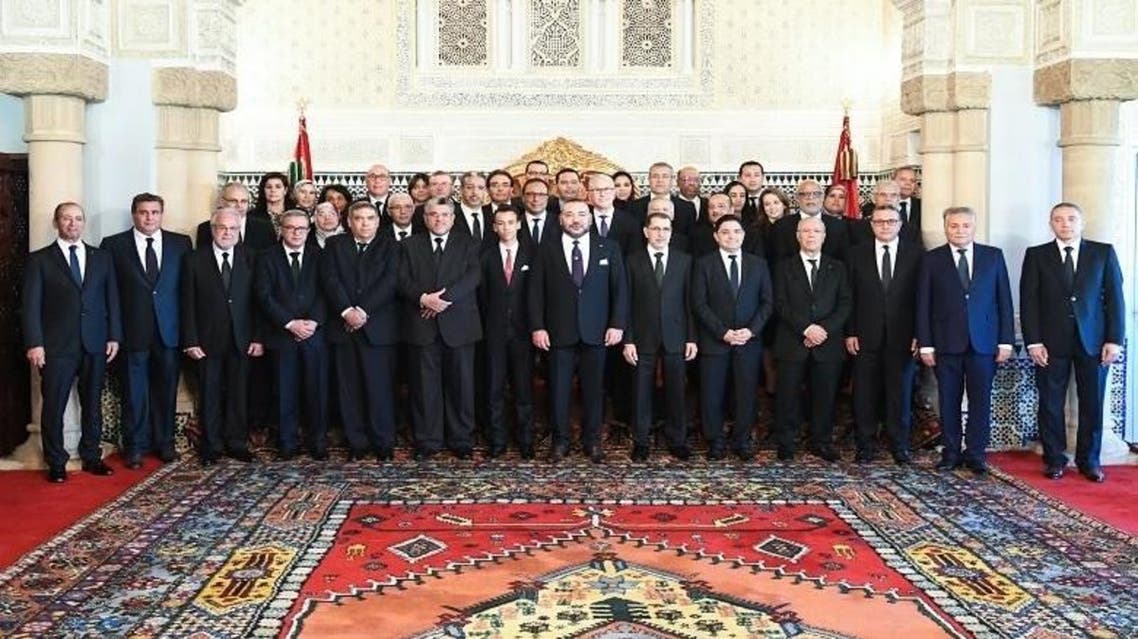 صورة للحكومة المغربية الجديدة برئاسة سعد الدين العثماني