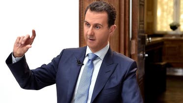 Bashar al-Assad speaks during an interview with Croatian newspaper Vecernji List in Damascus, Syria, in this handout picture provided by SANA on April 6, 2017. (Reuters)