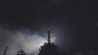 WATCH:  Tomahawk missiles from US Navy launch toward Syrian base 