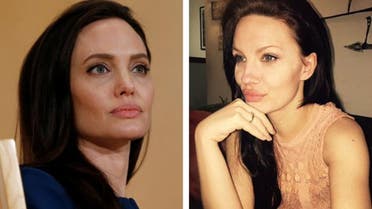 Angelina Jolie and look alike 