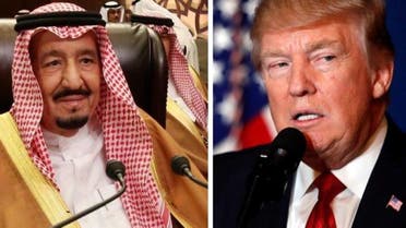 King Salman and Donald Trump (AP)