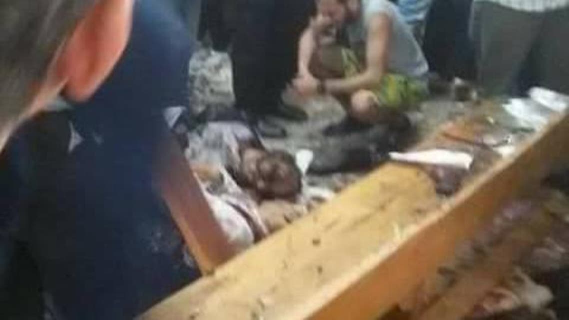 الصور الأولية لتفجير كنيسة طنطا شمال القاهرة