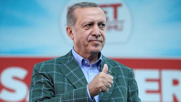 Turkish President Tayyip Erdogan gestures to his supporters during a rally for the upcoming referendum in Istanbul, Turkey, April 15, 2017. (File Photo: Reuters)