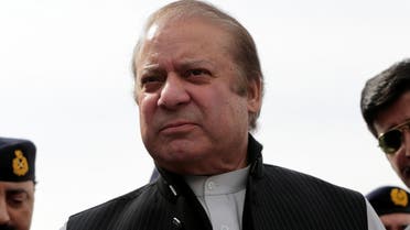 Pakistani Prime Minister Nawaz Sharif attends a ceremony to inaugurate the M9 motorway between Karachi and Hyderabad, near Hyderabad Pakistan February 3, 2017. REUTERS