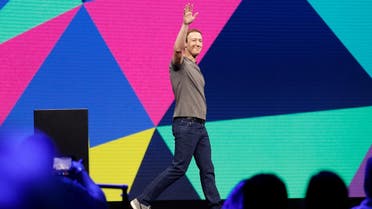 Facebook Founder and CEO Mark Zuckerberg waves as he arrives on stage during the annual Facebook F8 developers conference in San Jose, California, on April 18, 2017. (Reuters)