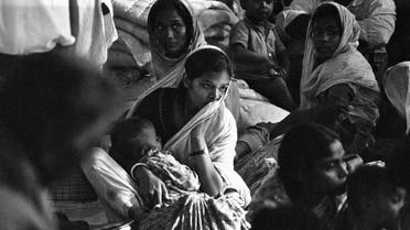 Biharis in the Mohamedpour refugee camp in Dacca, Dec. 22, 1971. (AP)