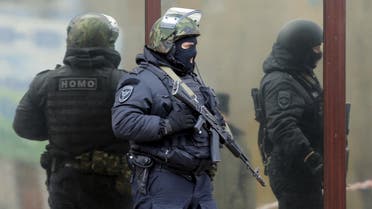 Russian police officers stand guard. (File photo: Reuters)