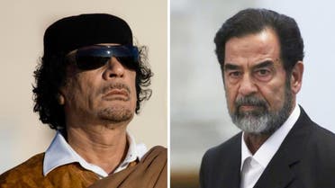 Muammar Gaddafi saddam