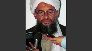 In this in this 1998 file photo Ayman al-Zawahri speaks to the press (File Photo: AP/Mazhar Ali Khan)
