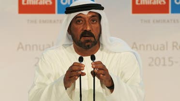 Emirates airlines Chairman Sheikh Ahmed bin Saeed Al Maktoum said demand for US routes not affected by flight cuts “is holding”. (AP)