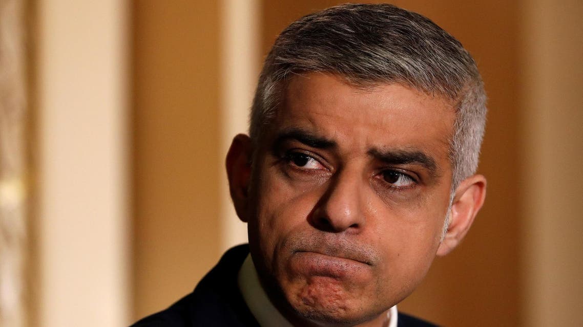 London Mayor Sadiq Khan addresses a debate called "The New European Order" organized by the political news organization POLITICO in Brussels, Belgium March 28, 2017. REUTERS