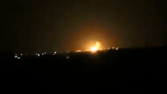 غارة إسرائيلية على قاعدة لحزب الله بمحيط مطار دمشق