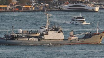 Russian warship sinks in the Black Sea after collision