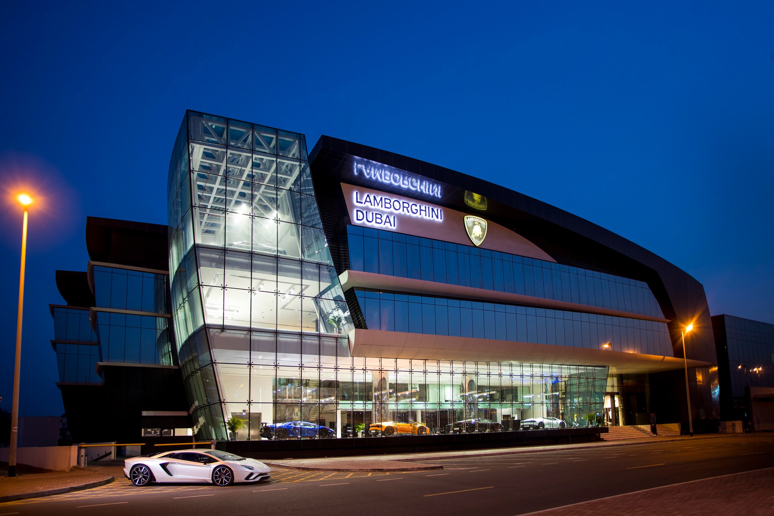 Inside look at world's largest Lamborghini showroom in ...