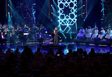 Saudi Arabian singer Rashed Al-Majed performs during a concert in Riyadh, Saudi Arabia, March 9, 2017. (Reuters)