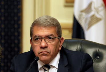Finance Minister Amr El-Garhy at a news conference in Cairo, Egypt August 11, 2016. (Reuters)