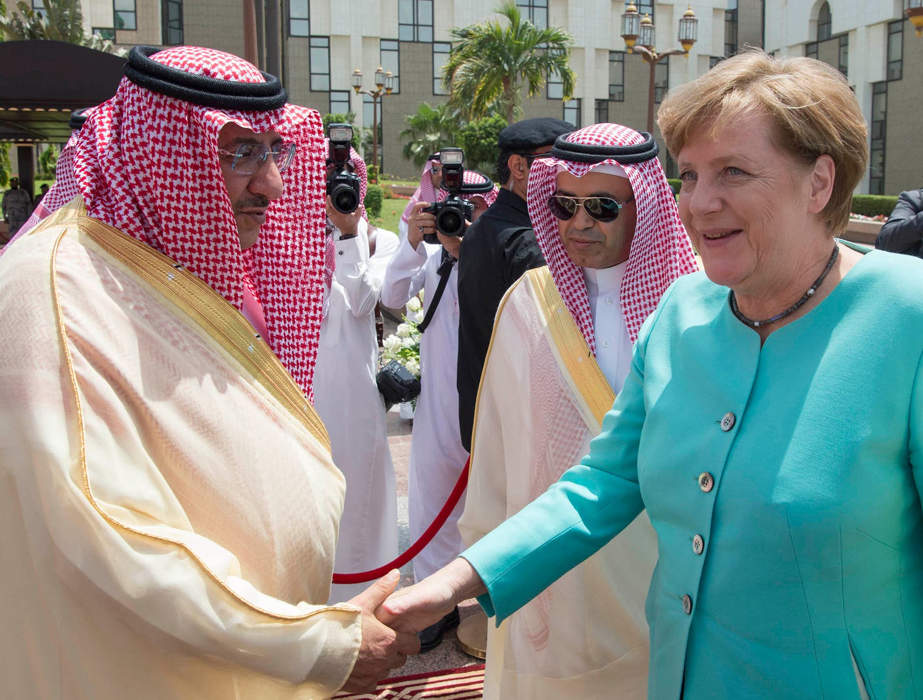 Germany's Merkel in Saudi Arabia