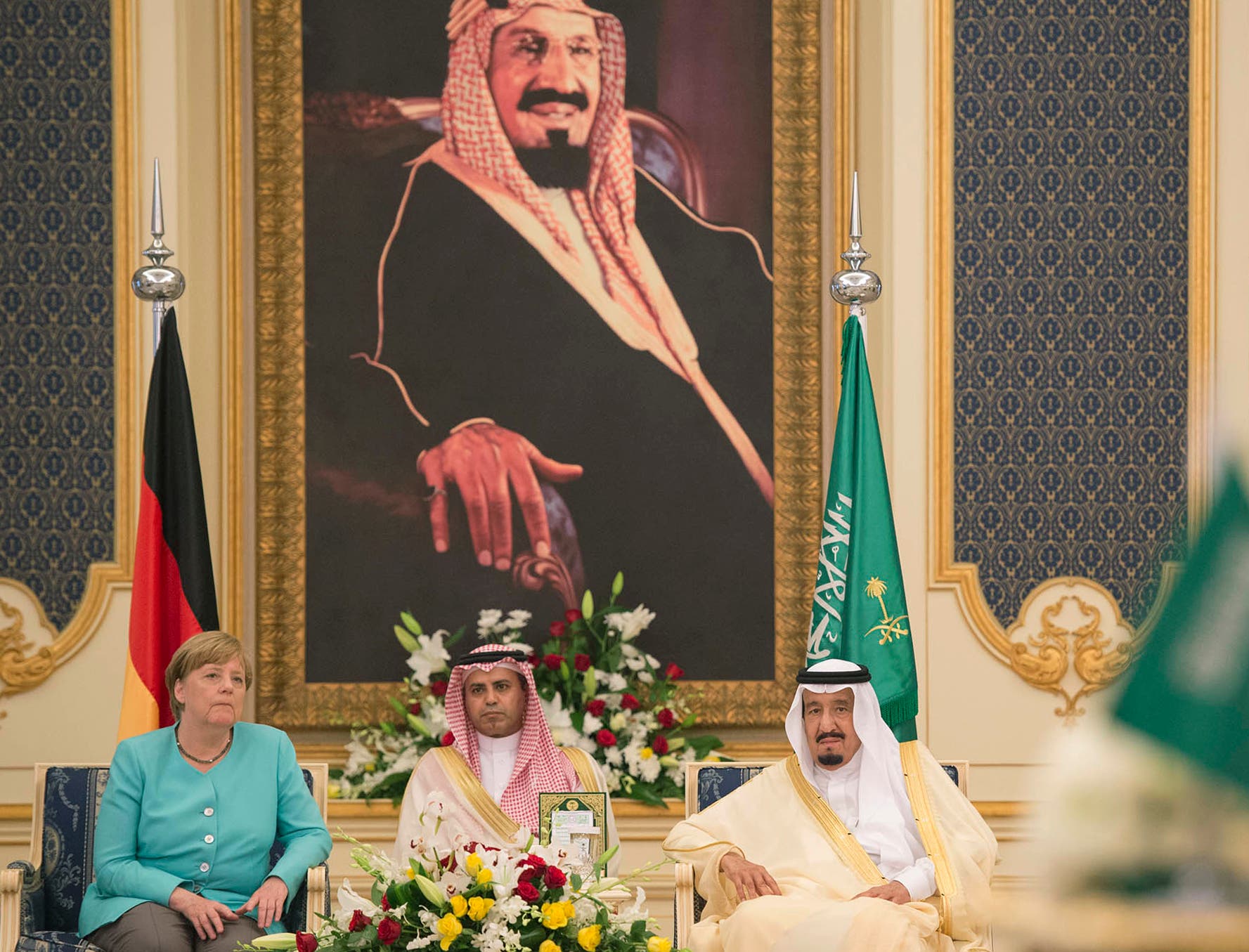 Germany's Merkel in Saudi Arabia