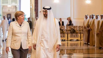 Abu Dhabi crown prince and Germany’s Merkel discuss regional conflicts
