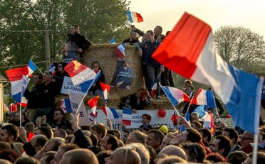 In the first round of elections nearly 40 percent of the French electorate voted for anti-European viewpoints, represented on both the left and the right. (AFP)