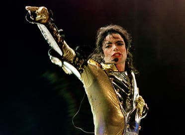 US popstar Michael Jackson performs during his HIStory World Tour concert in Vienna, on July 2, 1997. (Reuters)