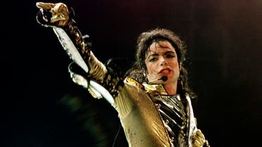 US popstar Michael Jackson performs during his "HIStory World Tour" concert in Vienna, July 2, 1997. REUTERS