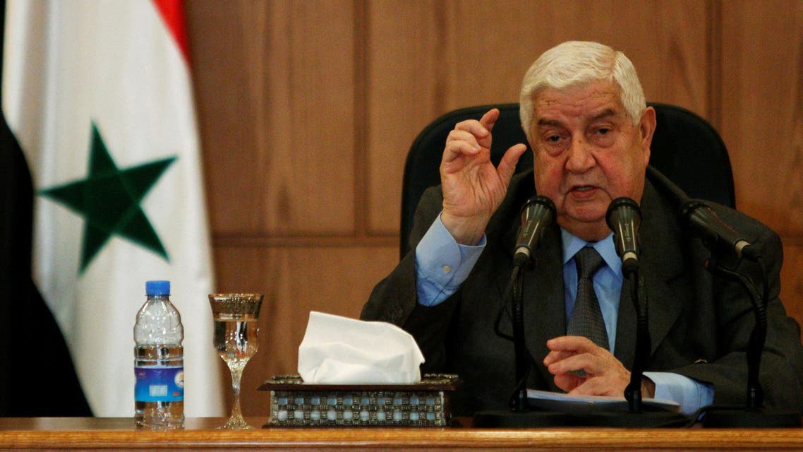 photo of Walid al-Moualem from reuters