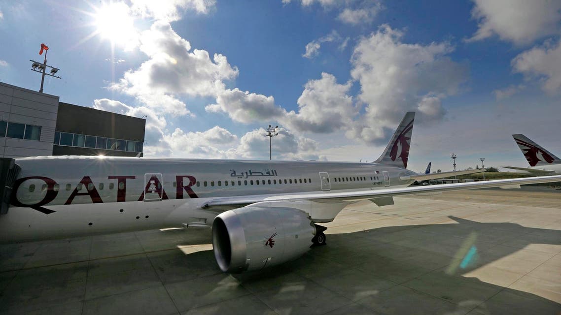 AP photo of qatar airways