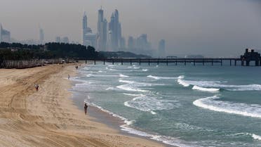 UAE beach, AFP