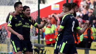 Arsenal maintain top-four hunt with impressive Stoke victory