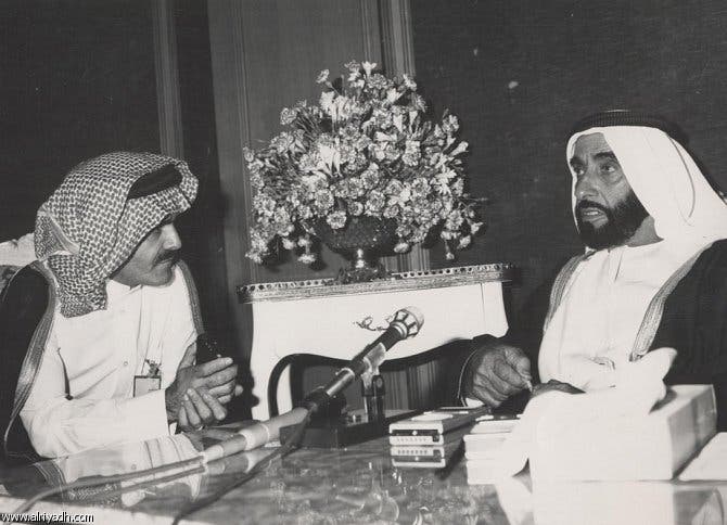 مع الشيخ زايد رحمه الله