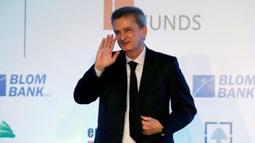 Lebanon's Central Bank Governor Riad Salameh gestures at a Euromoney conference in Beirut, Lebanon May 15, 2017. (Reuters)