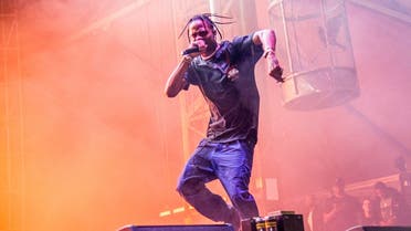 Travis Scott performs at BUKU Music and Art Project at Mardi Gras World on Friday, March 10, 2017, in New Orleans. (AP)