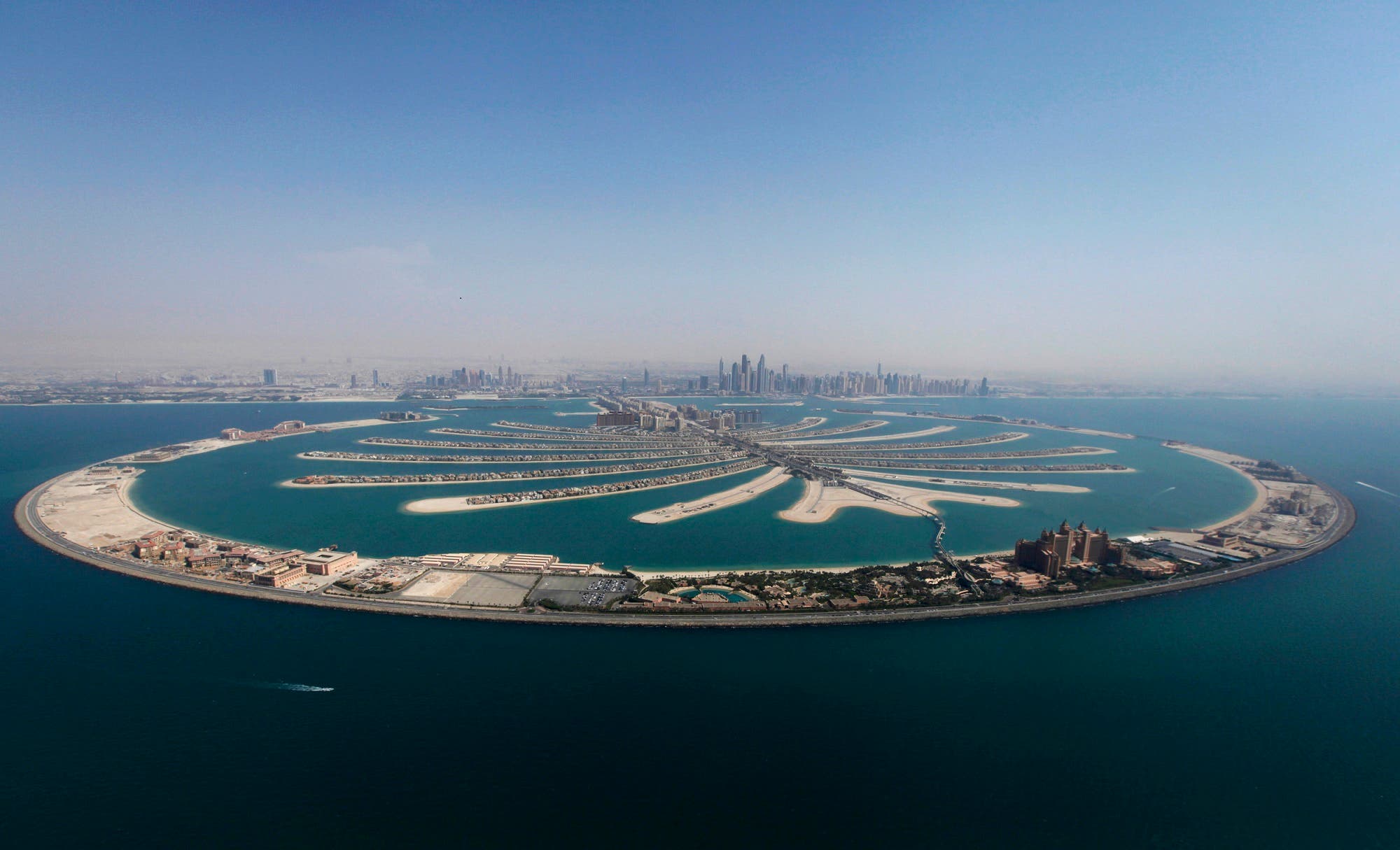 An aerial view of The Palm Jumeirah is seen in Dubai, August 31, 2012. (File Photo: Reuters)