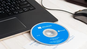 The DVD of Microsoft Windows 10. Windows 10 is a personal computer operating system developed and released by Microsoft. (Shutterstock)