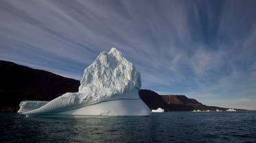 file photo, an iceberg floats in the sea near Qeqertarsuaq, Disko Island, Greenland. AP 